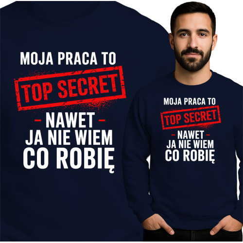 Męska Bluza 'Nie Wierzę w Ludzi' - Idealna na Co Dzień!