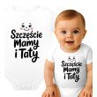 Body niemowlęce 'Szczęście Mamy i Taty' - Idealny Prezent dla Maluszka