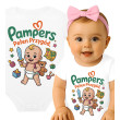 Body dziecięce 'Pampers Pełen Przygód' - Prezent na Baby Shower